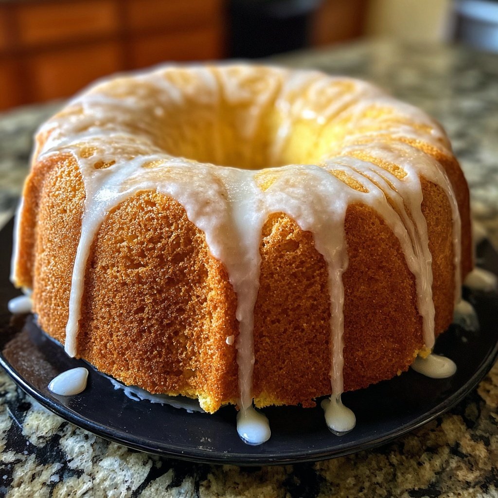 Simple Vanilla Pound Cake