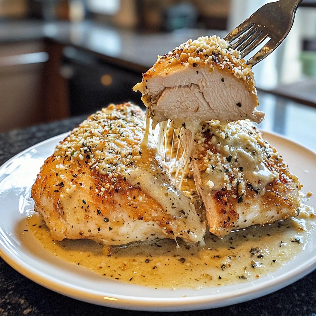Easy Slow Cooker Garlic Parmesan Chicken