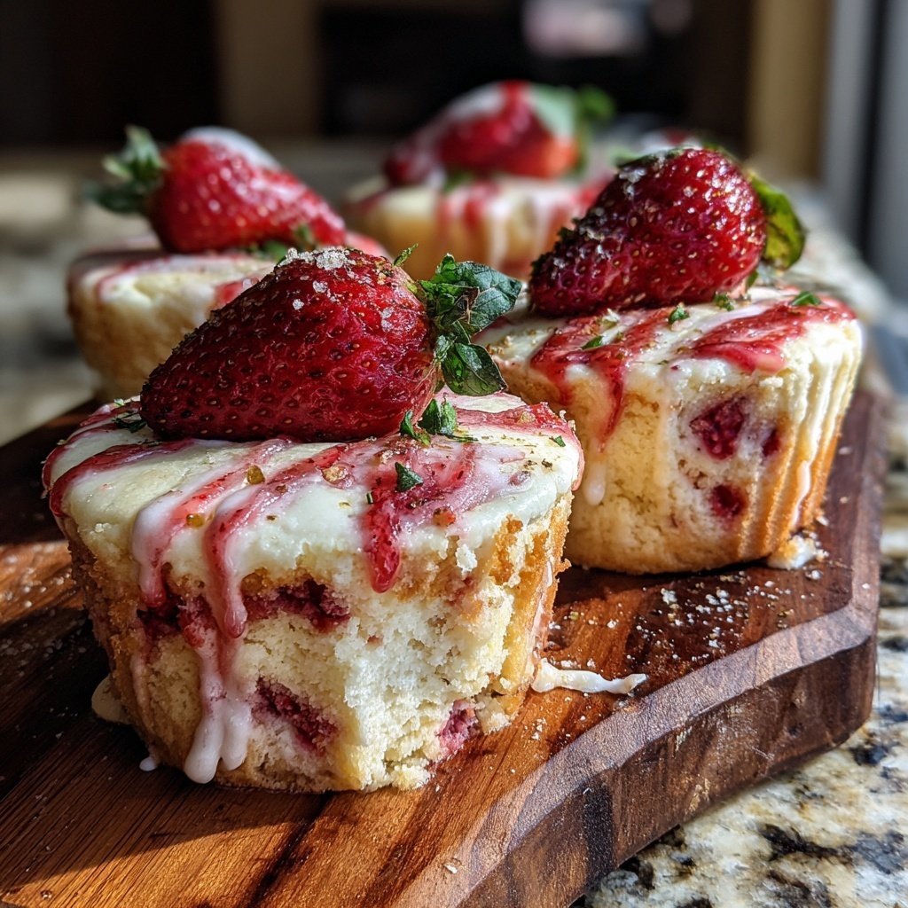 Strawberry Cream Breakfast Cups