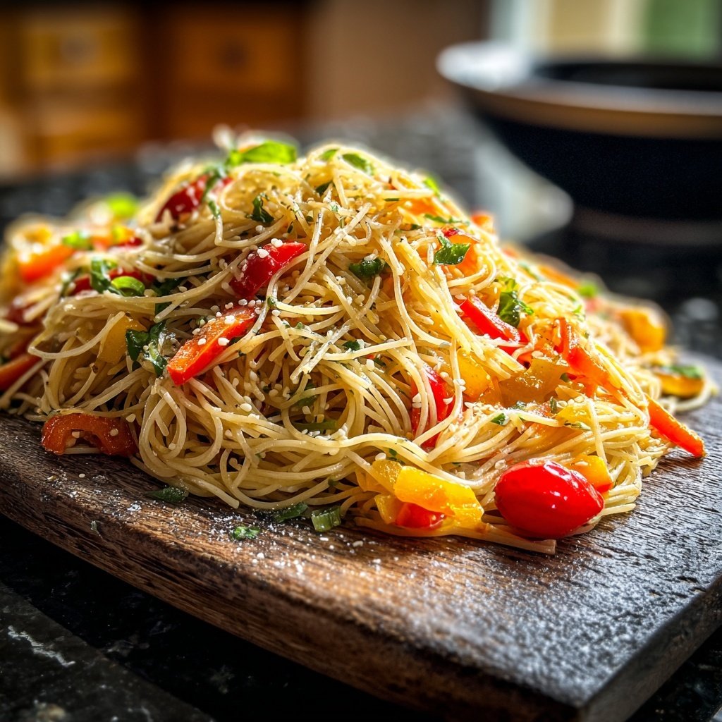 Angel Hair Pasta Primavera