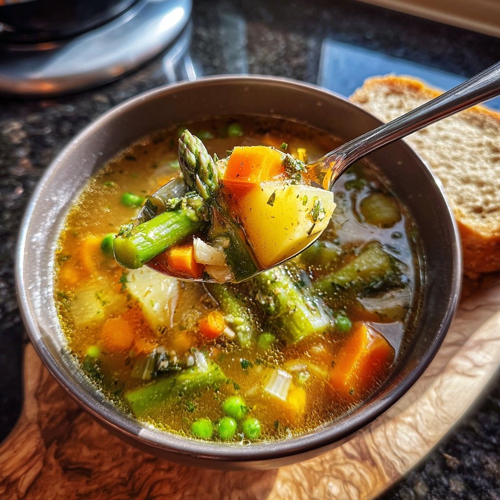 Light Spring Vegetable Soup