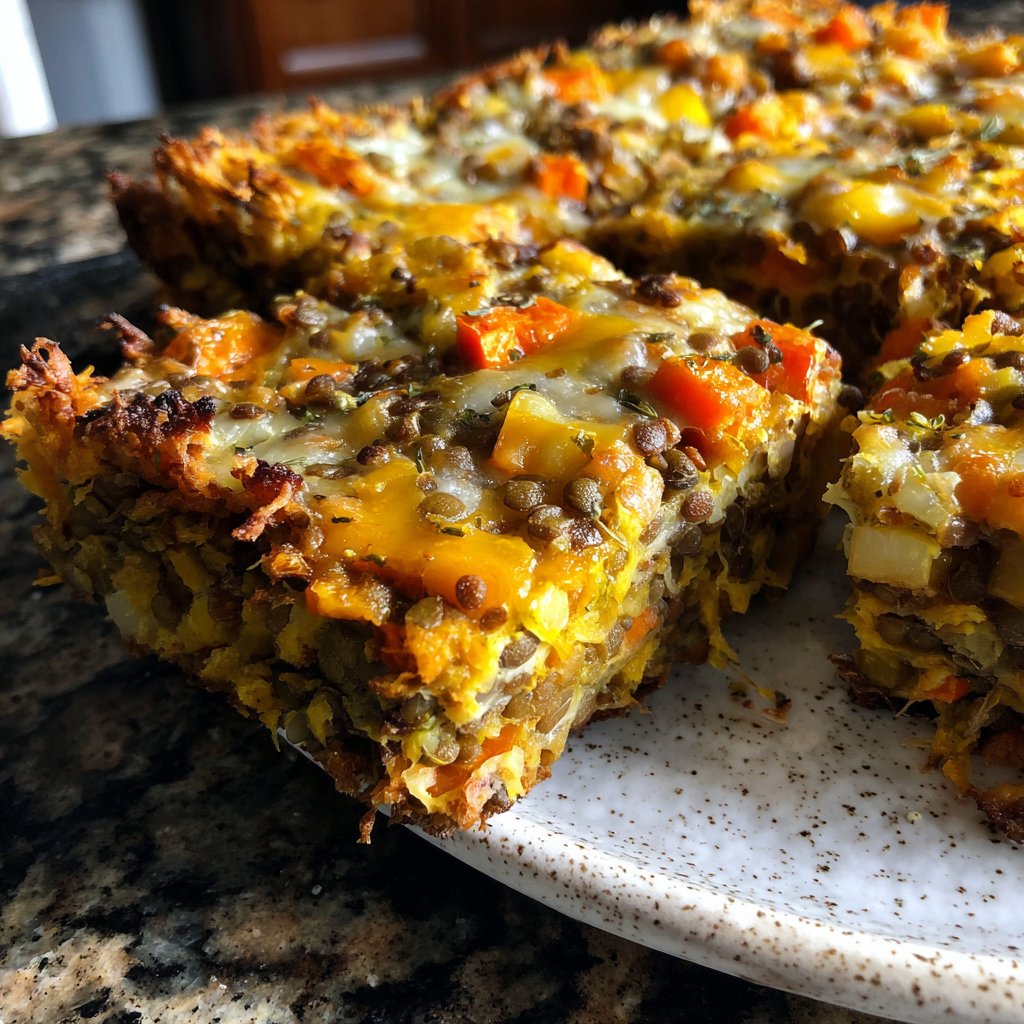 Baked Veggie Lentil Bake