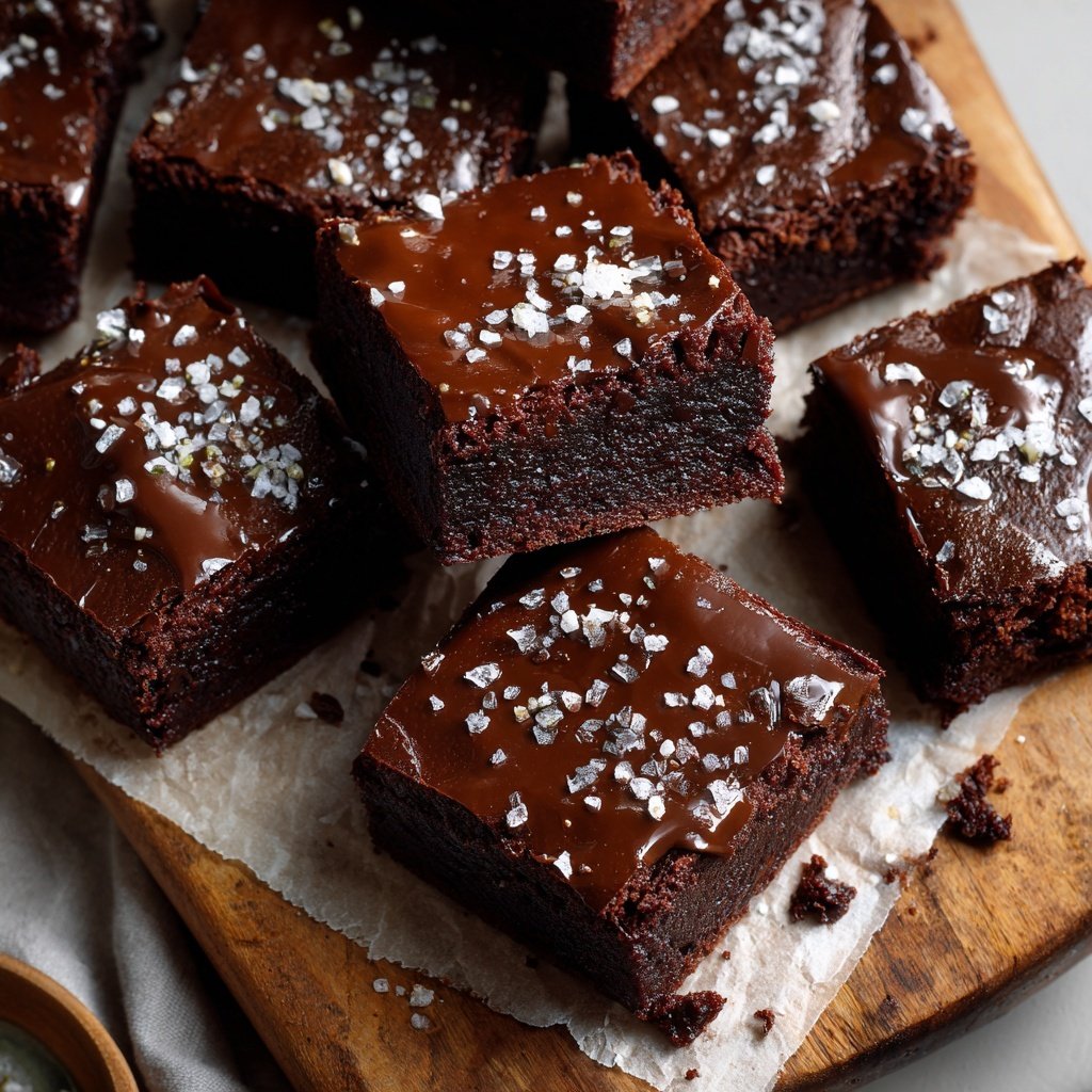 Thick Chocolate Brownie Squares