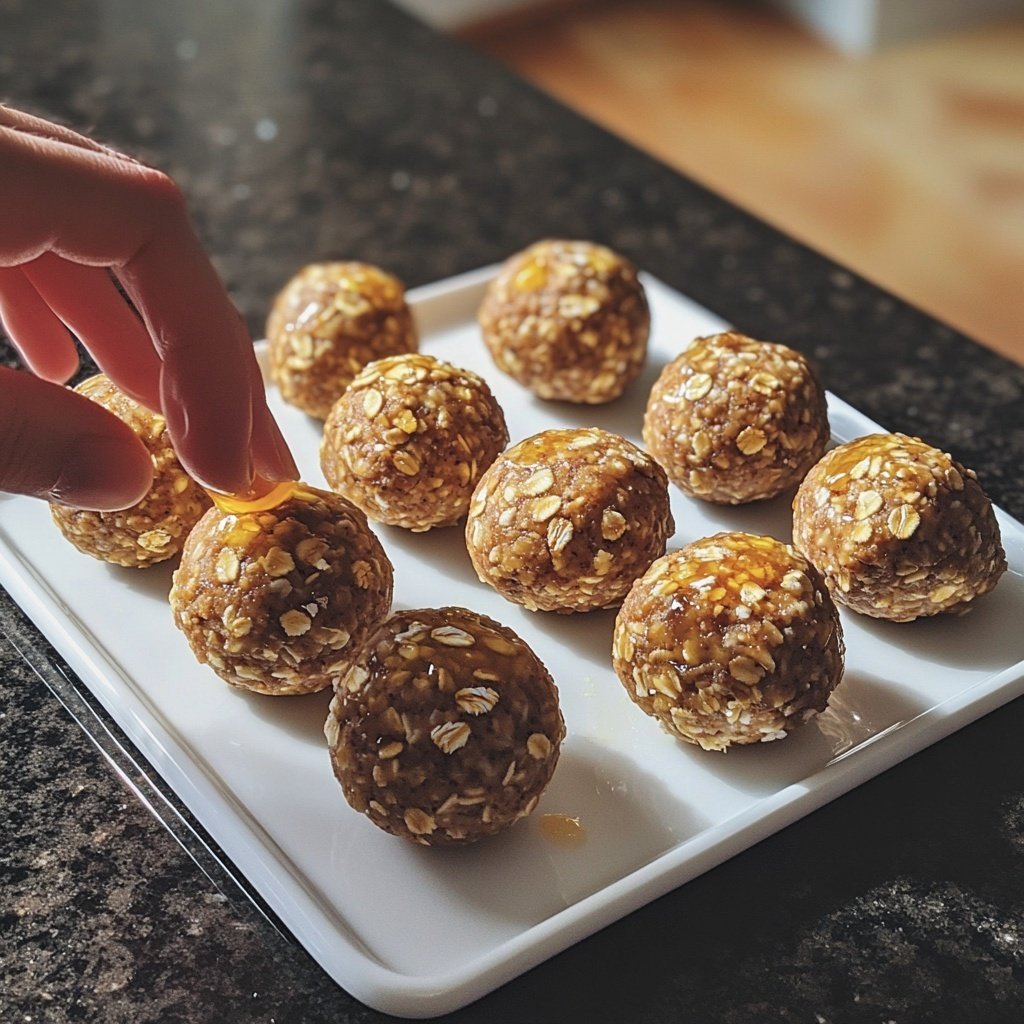 Protein Balls with Oats and Honey