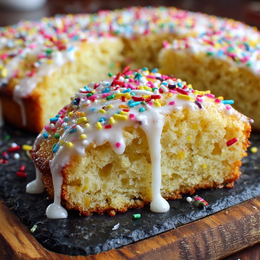 Vanilla Sugar Cookie Snack Cake