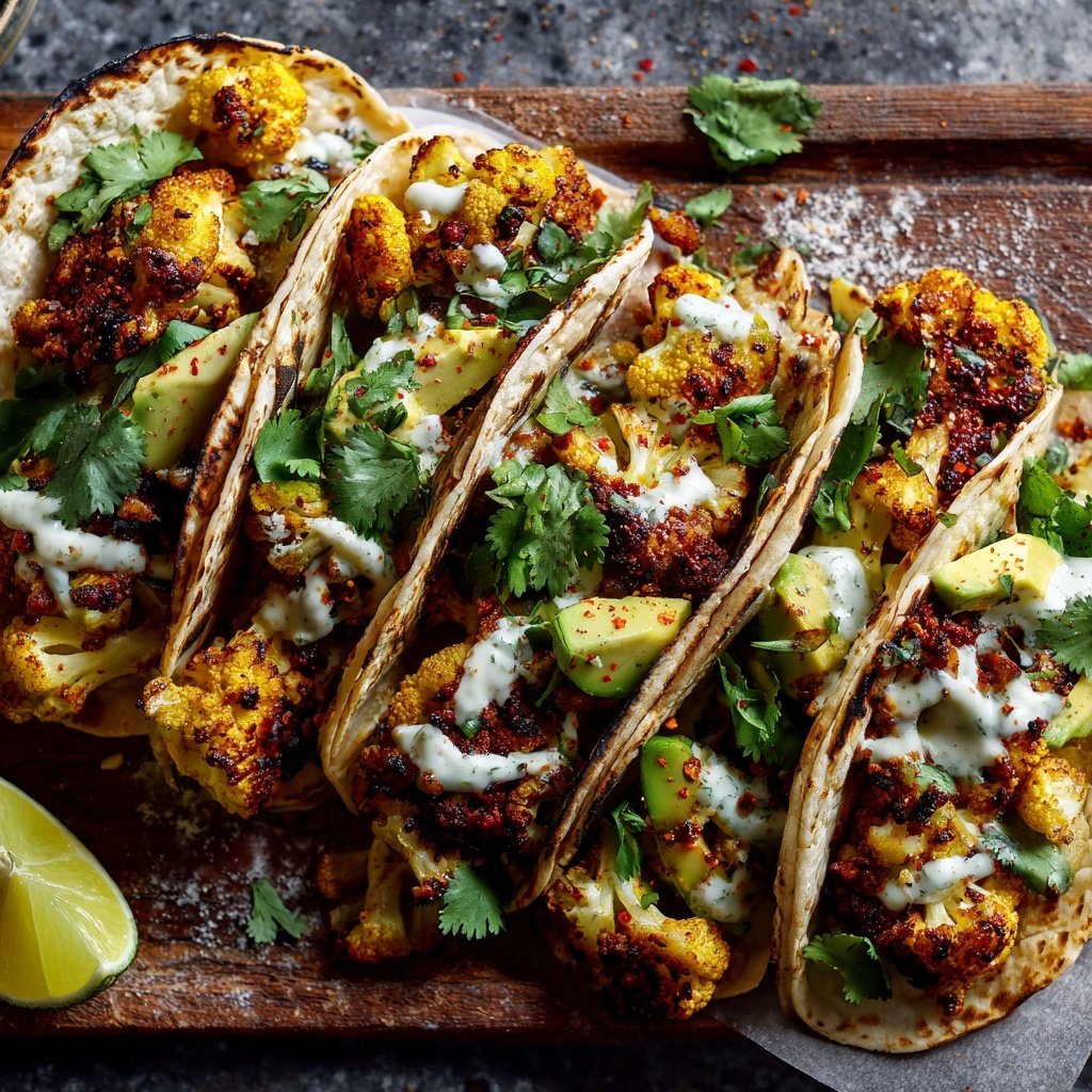 Roasted Cauliflower Tacos