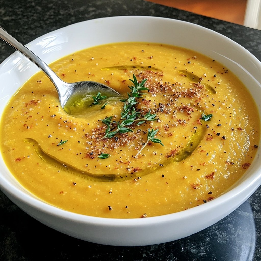 Squash Soup with Thyme