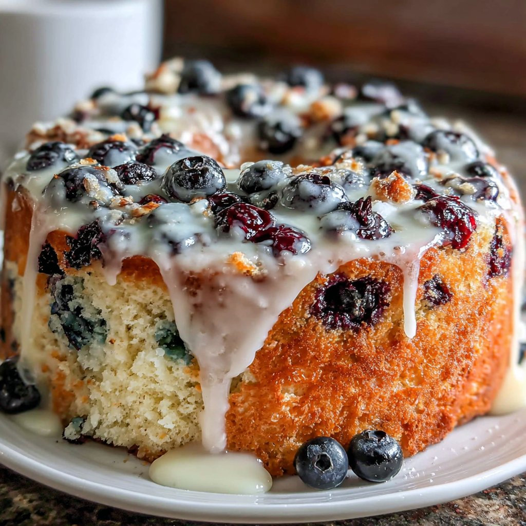 Blueberry Yogurt Breakfast Cake