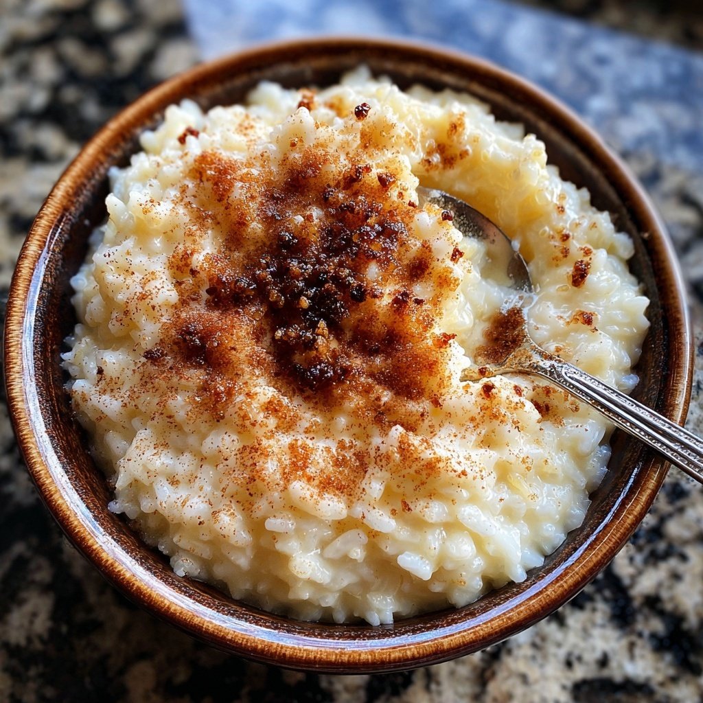 Classic Homemade Rice Pudding